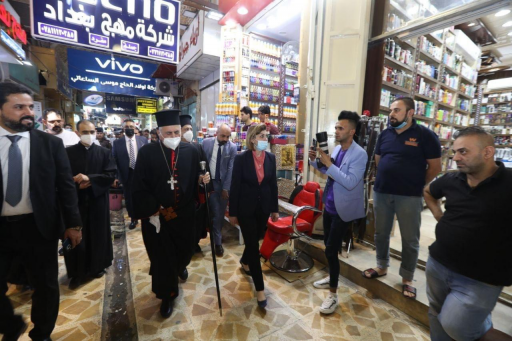 محافظ ميسان  يبحث مع بطريرك أنطاكيا للسريان الكاثو