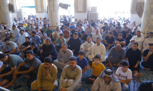  خطيب مسجد الكوفة : يتكالبون على السلطة و لا يشبعو