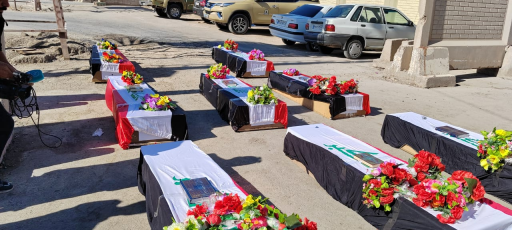 العراق وايران يتبادلان رفات جنود من ضحايا حرب الثم