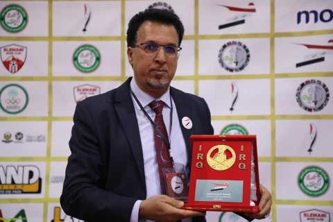 العراق يحصد الذهبية الاولى بتاريخه في بطولة العرب 