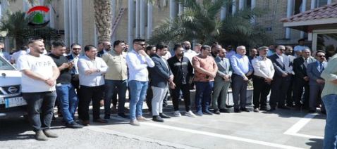 موظفو شركة نفط البصرة يستنكرون محاولة اغتيال احد ا