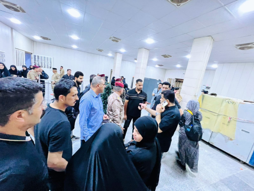  معاون محافظ البصرة يناقش مع مدير منفذ الشلامجة تف