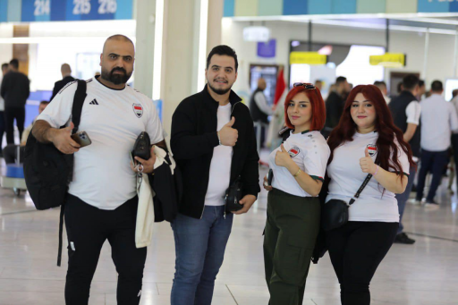 بأجواء حماسية .. نقل الجماهير العراقية الى البصرة 