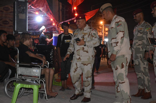 قائد عمليات البصرة يؤكد ضرورة ادامة أواصر التعاون 