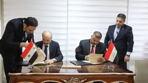 وزير الداخلية يستقبل نظيره السوري ويوقع معه مذكرة 