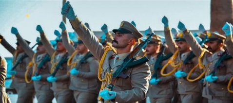 بدء الاستعراض المركزي للحشد الشعبي بحضور الكاظمي