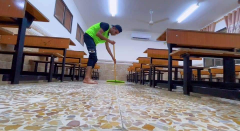 أبناء التيار الصدري في البصرة  يباشرون بحملة تنظيف