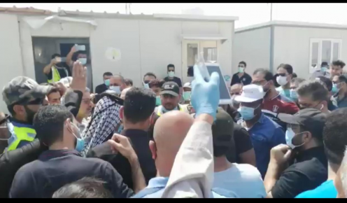  المشمولون بمقاطعة أراضي الطوبة والنخيلة (النفط) ي