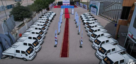 افتتاح مشروع و تجهيز 27 آليه تخصصية لمديرية ماء ال