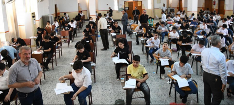 تربية النجف تجري أختبارات المتميزين و المتفوقين لأ