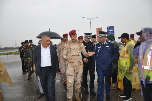 ممثل وزير الداخلية وقائدا العمليات والشرطة يتابعون