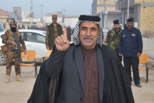 اهالي المثنى يتوجهون الى مراكز الاقتراع لانتخاب مم