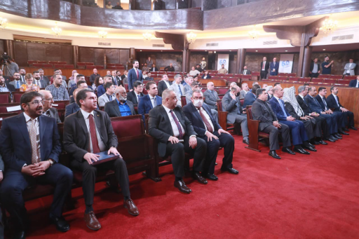 اثناء احتفالية  اطلاق كتاب اوبك 60 عاماً .. وزير ا