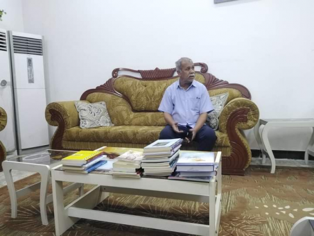 هيئة اخبارالادباء" في البصرة تزور الاعلامي رز