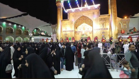 وسط اجراءات امنية مشددة ....جموع الزائرين تتوافد ص