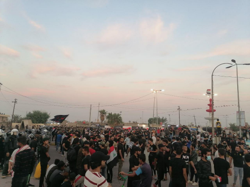بعد استشهاد متظاهر.. مكتب حقوق الانسان بالبصرة يطا