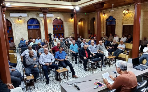  / فن الخشابة وجذوره  / في جلسة ثقافية بالبصرة 
