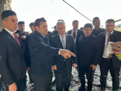 وزير داخلية إقليم كردستان والأعرجي يطلعان على مواق