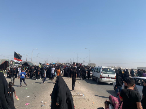 أهالي البصرة يحيون ذكرى دفن الأجساد الطاهرة في معر