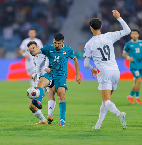     منتخب العراق يخسر امام فلسطين بهدفين لهدف وتتع
