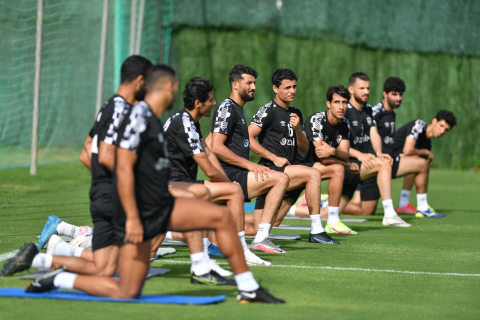 منتخبنا الوطني يواصل تدريباته في إسبانيا 