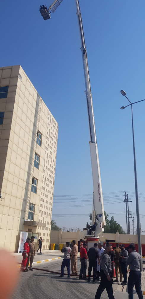 بيئة النجف تشارك في ممارسة للتدرب على عمليات الإنق