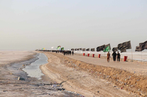   انطلاق مسيرة العشق الحسيني  سيرا على الاقدام من 