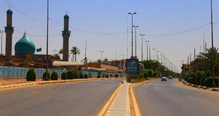 بالصور ... النجف تطبق حظر التجوال على الجميع بدون 