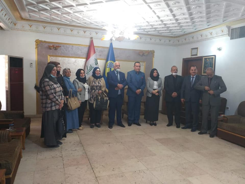 حزب الامة العراقية " يناقش مع رابطة ضباط الجي