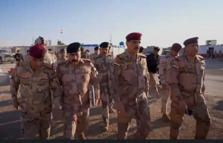 . رئيس اركان الجيش يزور منفذ الوليد الحدودي للوقوف