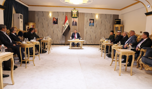 وزير الداخلية يلتقي وفداً من مديرية مرور الجمهورية