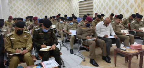 قائد شرطة البصرة يؤكد ضرورة التعامل الحسن وضبط الن