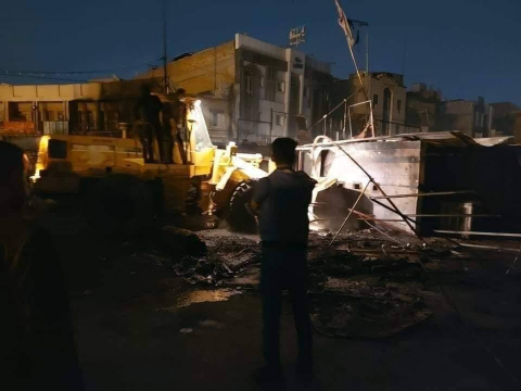 الناصرية تشهد هدوء حذرا بعد ليلة من المواجهات 