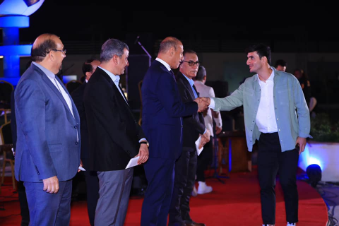 درجال  يُكرم وفد المنتخب الأولمبي بعد التأهل لنهائ