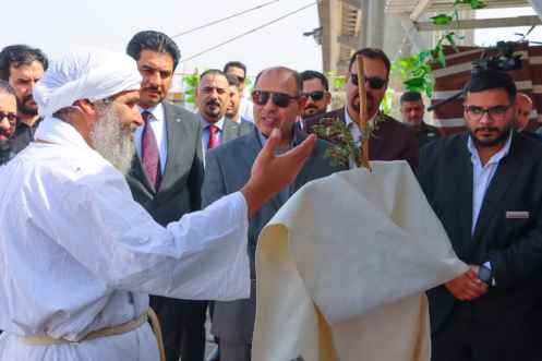 مجلس البصرة يشارك الصائبة المندائيين احتفالاتهم بع