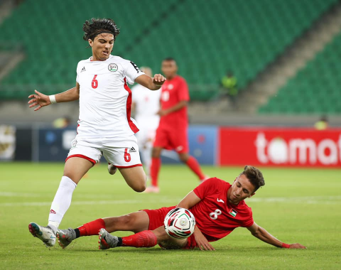 شباب فلسطين  يكسب اول ثلاث نقاط من اليمن في غرب اس