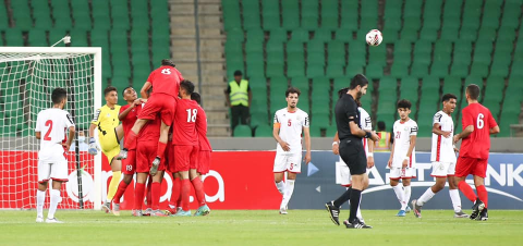 شباب فلسطين  يكسب اول ثلاث نقاط من اليمن في غرب اس