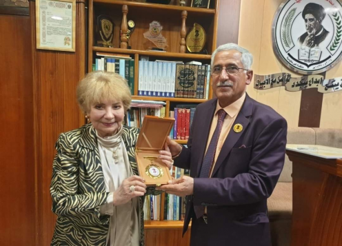 رابطة مصطفى جمال الدين في البصرة تحتفي بالاعلامية 