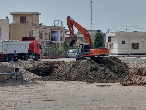 المباشرة باعمال انشاء مبنى بسعة ٩٠ سريرا في مستشفى