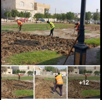 بلدية البصرة تواصل اعمالها الخدمية وازالت عدد من ا