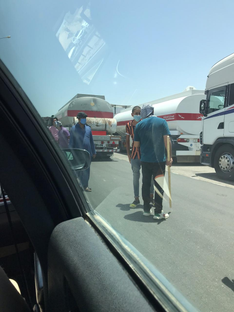 تظاهرة  للسجناء وعوائل الشهداء ومحتجزي رفحاء في ال