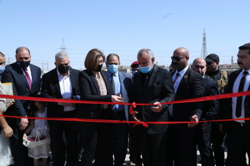 وزيرة الهجرة توزع شقق مجمع ميسان السكني على 300 عا
