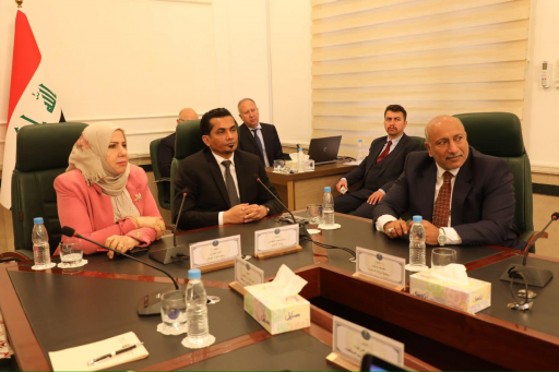 وزير النقل يلتقي محافظي  بغداد وكربلاء المقدسة وال