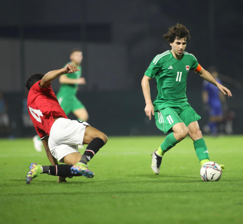اولمبي العراق يفوز على نظيره المصري وديا بهدف دون 