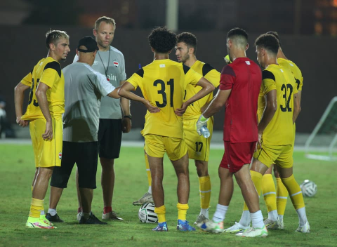 منتخبنا الأولمبي ينهي وحدته التدريبية الأولى في ال