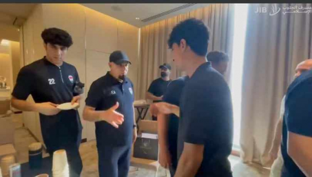 استقبال رسمي وشعبي في مطار بغداد الدولي للمنتخب ال