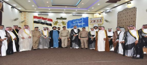 قائد شرطة البصرة يناقش مع شيوخ العشائر والوجهاء ال
