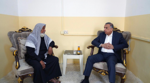 الكاظمي يؤكد لشباب الناصرية " ما يُطالب به ال