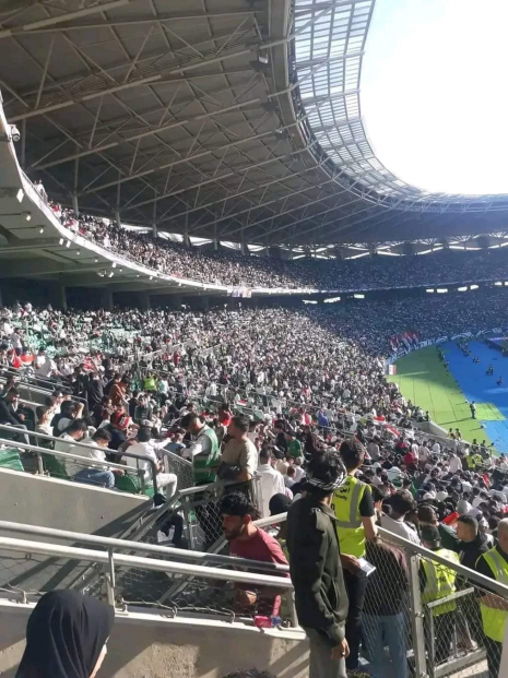 بالصور ... امتلاء مدرجات ملعب البصرة الدولي بالكام