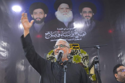 البصريون يستذكرون الذكرى الخامسة والعشرين لشهادة ا